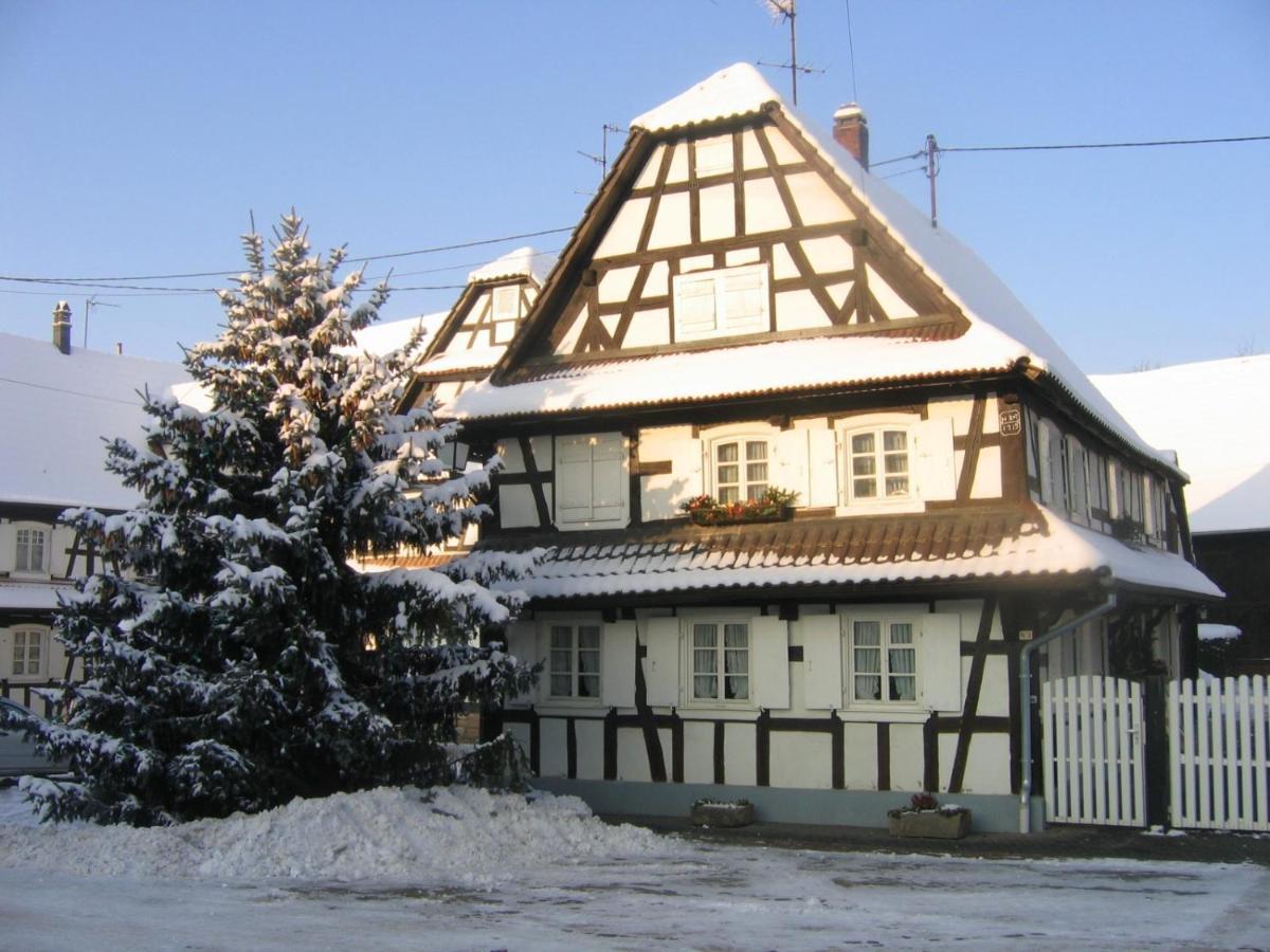 Gites Et Chambres D'Hotes Maison Ungerer Hunspach Exteriör bild