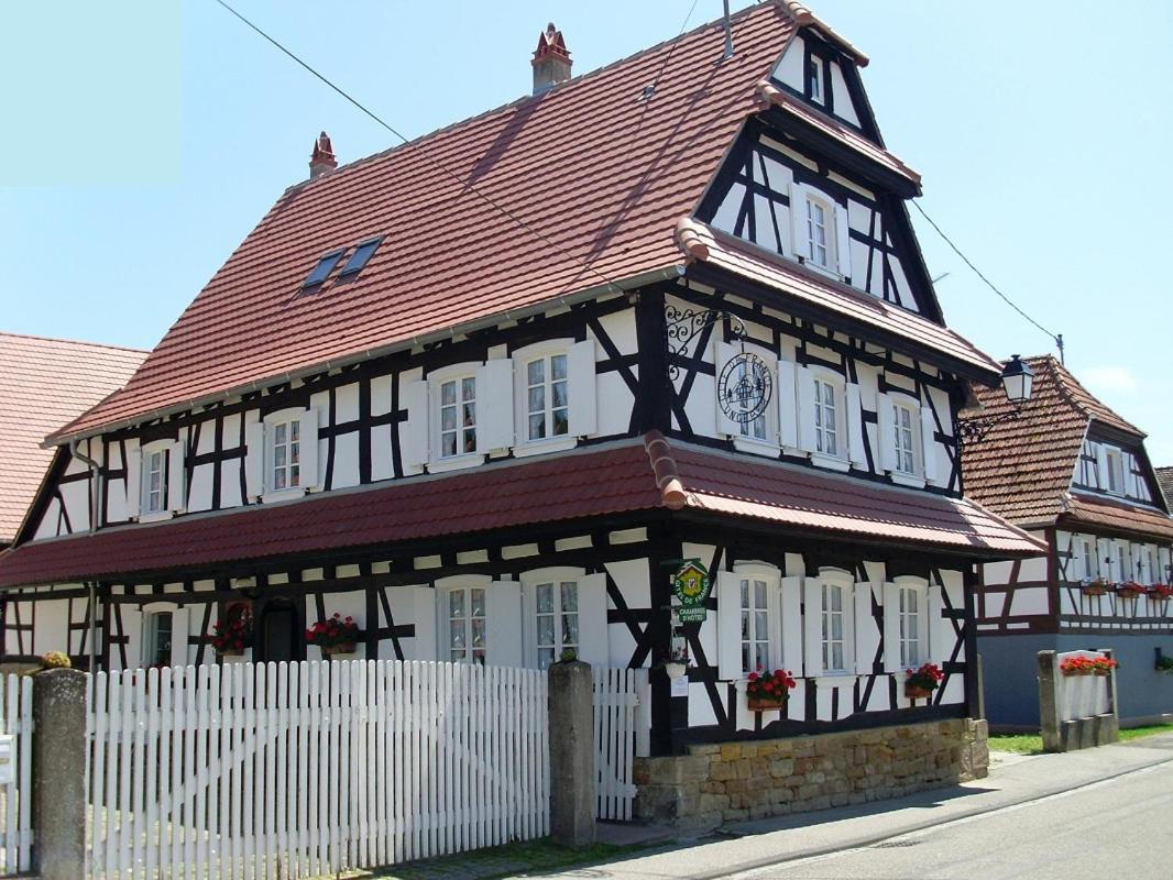 Gites Et Chambres D'Hotes Maison Ungerer Hunspach Exteriör bild