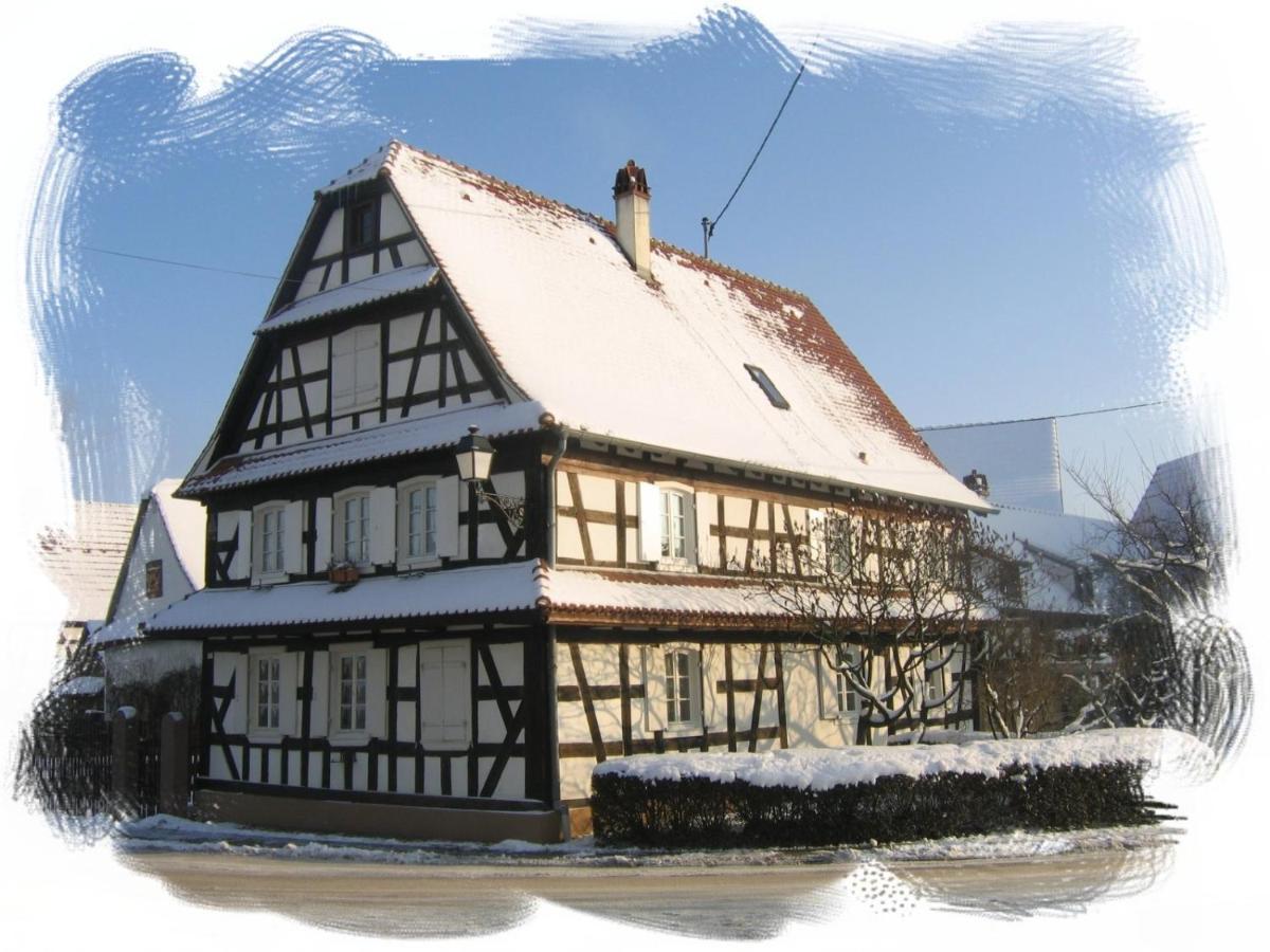 Gites Et Chambres D'Hotes Maison Ungerer Hunspach Exteriör bild